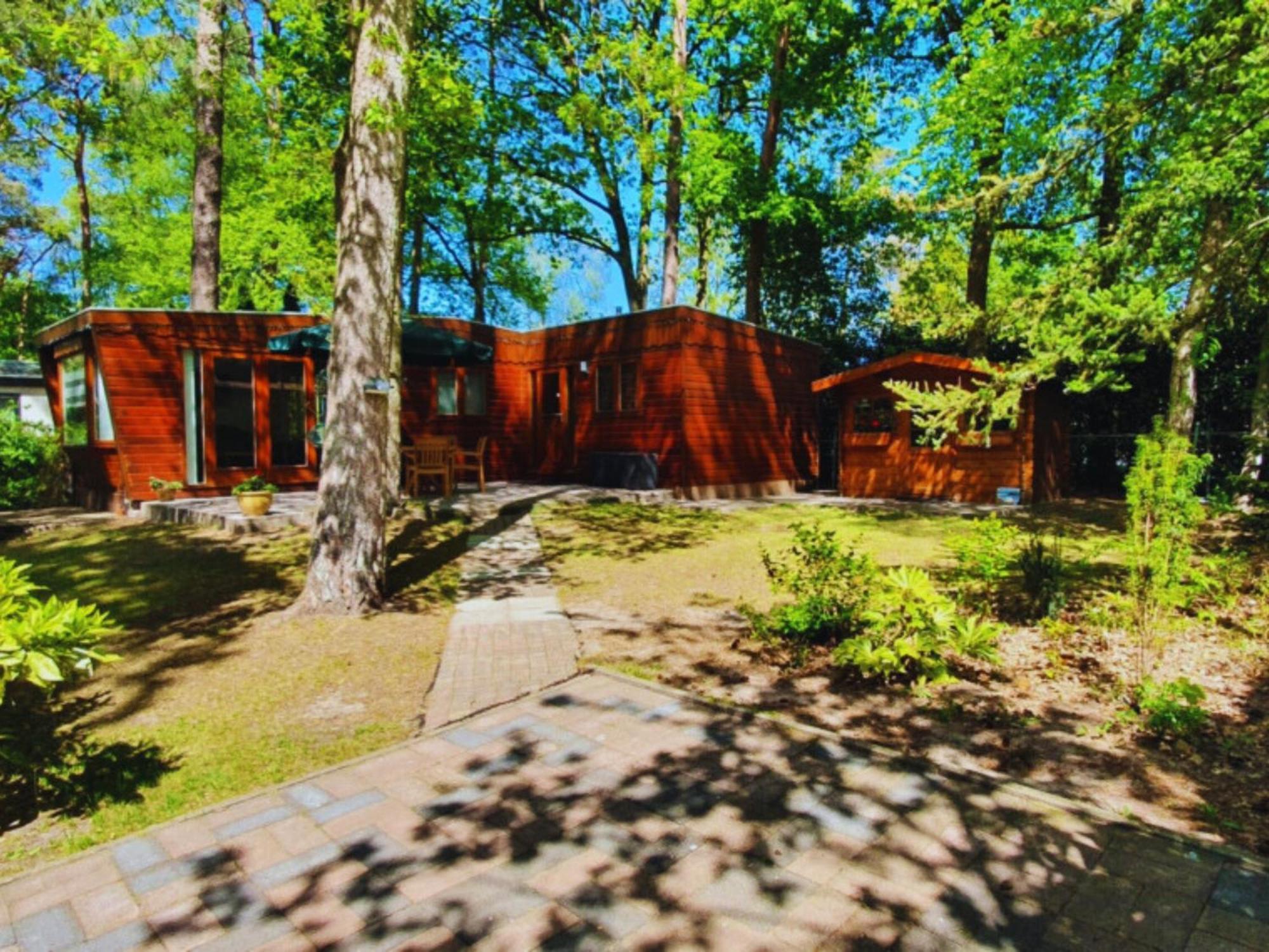 Вилла Wooden Nature Chalet - Dennenrhode Doornspijk Экстерьер фото
